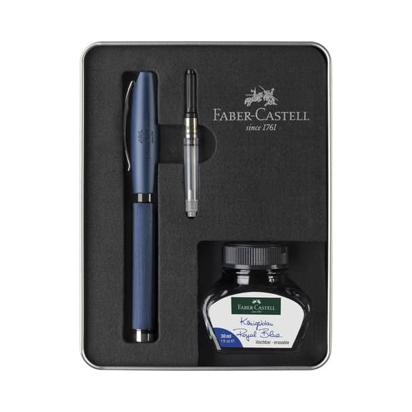 4005401496250 - Geschenkset Essentio Alu 3tlg blau 4005401496250 Faber-Castell