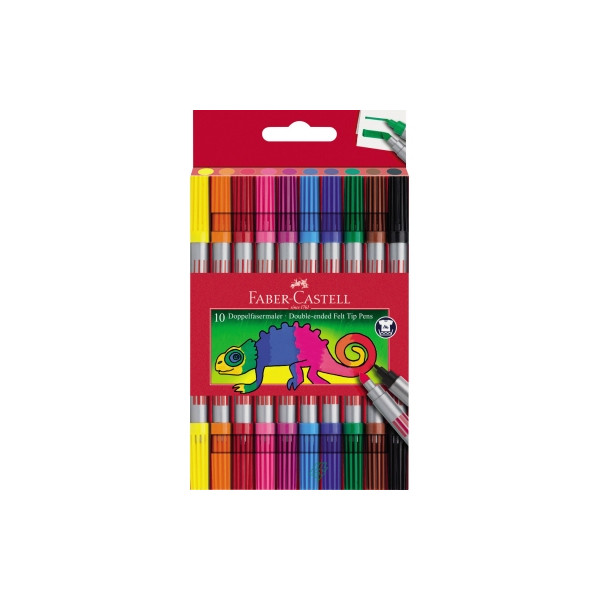 4005401511106 - Faber Castell Filzstift Filzspitze 151110 Mehrfarbig 10 Stück