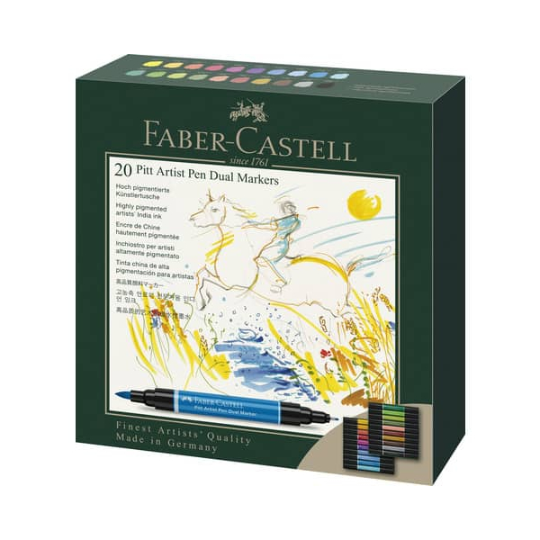 4005401620204 - FABER CASTELL 162020 Pitt Artist Pen 4005401620204 FABER