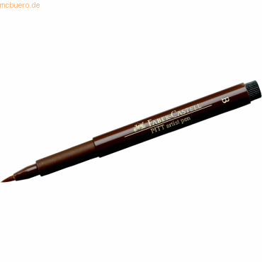 4005401675785 - 10 x Tuschestift Pitt Artist Pen nougat