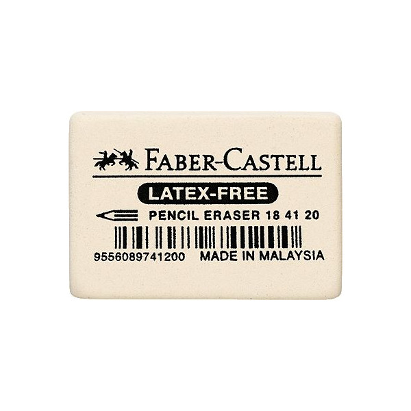 4005401841203 - FABER-CASTELL Kautschuk-Radierer 7041-20 weiß