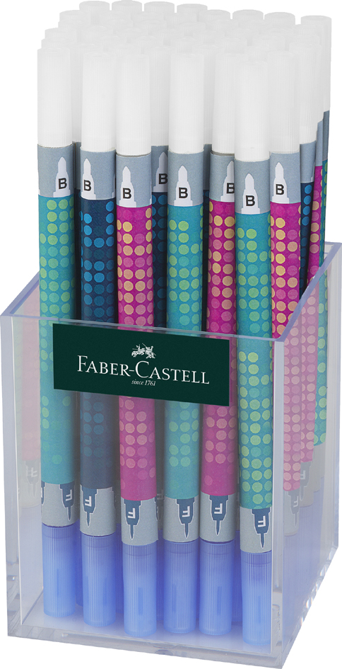 4005401855668 - FABER-CASTELL Tintenlöscher mittel B-Rundspitze im Köcher