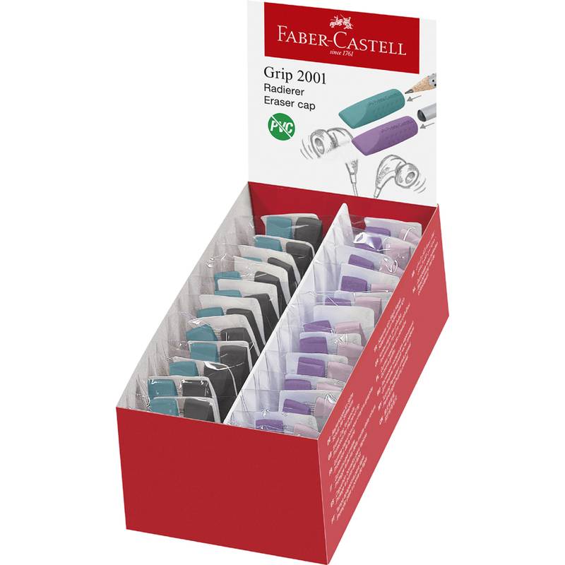 4005401871736 - FABER-CASTELL Rad Grip 2001 eraser cap RollOn colours 4005401871736 - FABER-CASTELL Rad Grip 2001 eraser cap RollOn colours