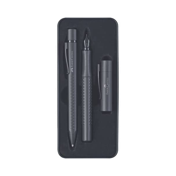 4005402016266 - Geschenkset GRIP Edition - Füller+Kugelschreiber All Black 4005402016266 FABER CASTELL 201626