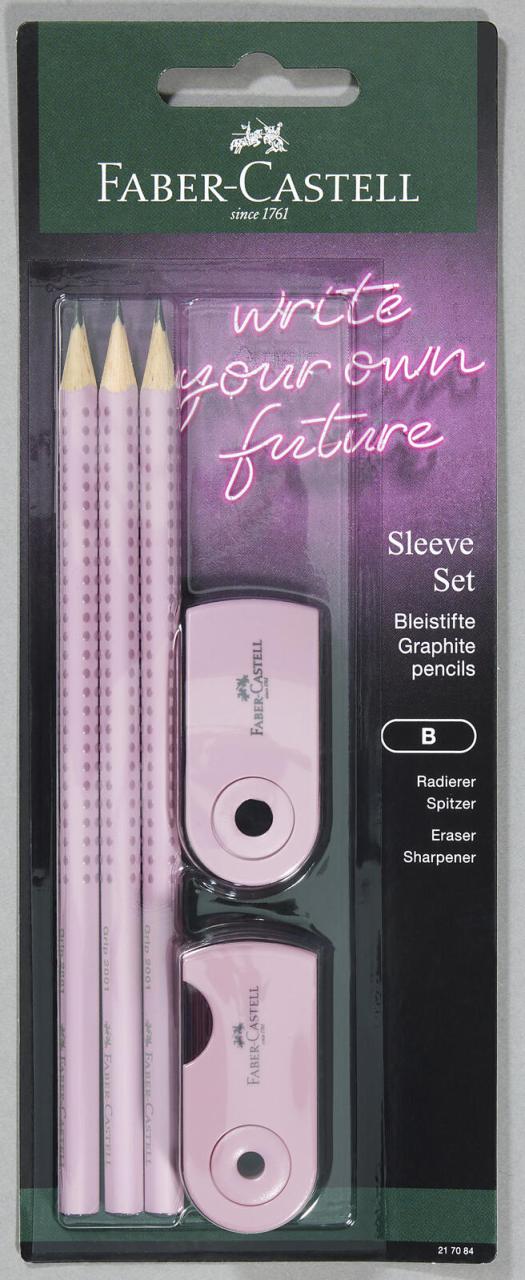 4005402170845 - GRIP 2001 Bleistift-Set B rose shadows 1 Set 4005402170845 Faber-Castell