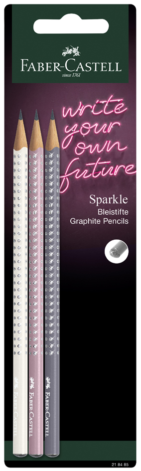 4005402184859 - FABER-CASTELL Bleistiftset GRIP SPARKLE Sommer Blisterkarte