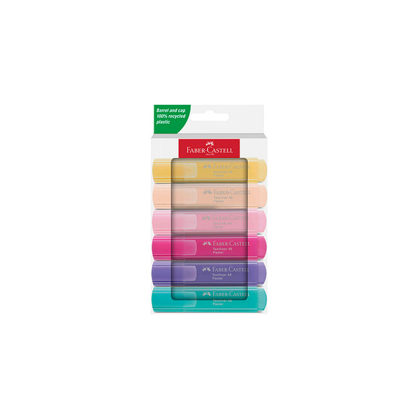 4005402546565 - Textmarker TL 46 Pastell 254656 Etui 6-farbig sortiert pastell 1-5mm Keilspitze 4005402546565 6 Stück