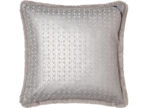 4005414442428 - Kissenbezug SPORTALM KITZBÜHEL Mojito Kissenbezüge Gr B L 50 cm x 50 cm 1 St Polyester grau (grau hellgrau) Kissenbezüge aus kuschelweichem Kunstfell