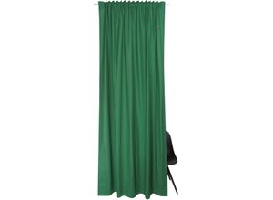 4005414456906 - Vorhang ESPRIT Neo Gardinen Gr 250 cm verdeckte Schlaufen 130 cm grün (grün green dunkelgrün) Verdeckte Schlaufen aus nachhaltiger Baumwolle blickdicht