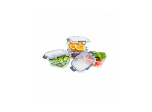 4005437290433 - Frischhaltedose Glas 4er-Set - transparent - Axentia