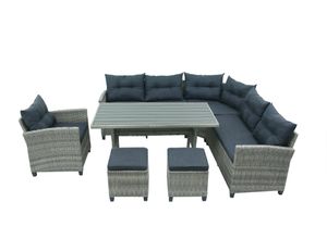 4005437317550 - Loungegruppe Florenz grau Kunststoff Metall 20-teilig 4005437317550 greemotion