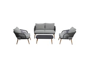 4005437317611 - Loungegruppe Luzern grau anthrazit Kunststoff Metall 12-teilig 4005437317611 greemotion