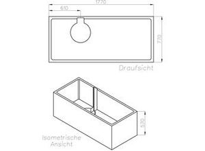 4005489034139 - Wannenträger Delphi 1770 x 770 mm