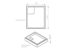 4005489041564 - Wannenträger Aruba 1370 x 770 mm