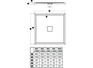 4005489047276 - Duschwanne Fashion R 80 x 120 x 18 cm weiß