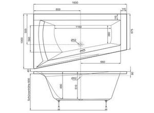 4005489126414 - Whirlpool-Komplettset Galia I 160 cm weiß