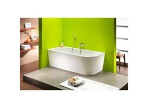 4005489126933 - Freistehende Badewanne Modena Corner Weiß rechts 178 x 78 x 44 cm