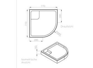 4005489127596 - Wannenträger Primo 770 x 770 mm Duschwannenträger Wannenträger - Ottofond