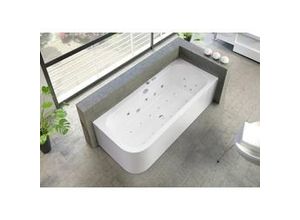 4005489135751 - Whirlpool-Komplettset Spirit mit Ab- Überlaufgarnitur 180 x 80 cm weiß Modell B