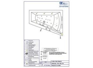 4005489136918 - Whirlpool Galia II Mod B 175 x 135 cm weiß Kombisystem