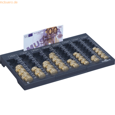 4005546102863 - Zählbrett für Euromünzen Banknoten anthrazit Euroboard L 4005546102863 Durable