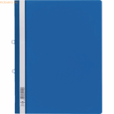 4005546201504 - Hängehefter Schnellhefter 2580 A4 blau Hartfolie kaufmännische Heftung transparenter Vorderdeckel 4005546201504 Durable