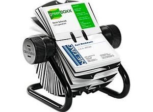 4005546218175 - Rollkartei Visifix schwarz für 400 Karten + erweiterbar bis 560 Karten Metall 4005546218175 Durable 4005546218175 - Rollkartei Visifix schwarz für 400 Karten + erweiterbar bis 560 Karten Metall 4005546218175 Durable