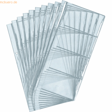 4005546250168 - 0 DURABLE Visitenkartenhüllen Hüllen F8 Visitenkarten 10 St 245 x 110 cm transparent
