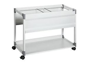 4005546301693 - DURABLE Hängemappenwagen System File Trolley 100 grau für bis zu 100 Hängemappen