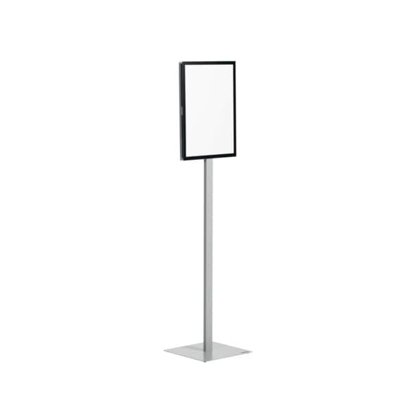 4005546730332 - Plakatständer Durable® INFO STAND BASIC A3 Hoch- & Querformat beidseitig lesbar 2 DURAFRAME® MAGNETIC Inforahmen inkl Montageset Metall