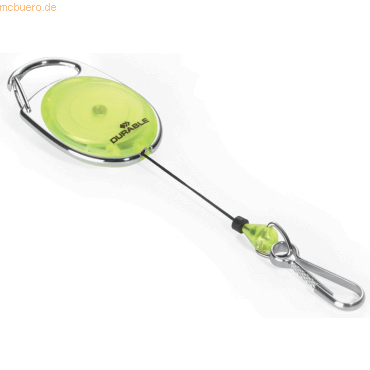 4005546806532 - DURABLE Ausweishalter JOJO STYLE mit Federhaken VE 20 Stk gelb