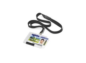 4005546978819 - DURABLE Kartenhalter PUSHBOX mit Textilband VE 20 Stk für 1 Karte