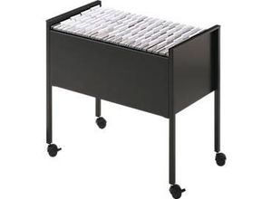 4005546987828 - DURABLE Hängemappenwagen Längs-Registratur schwarz für bis zu 80 Hängemappen 4005546987828 - DURABLE Hängemappenwagen Längs-Registratur schwarz für bis zu 80 Hängemappen