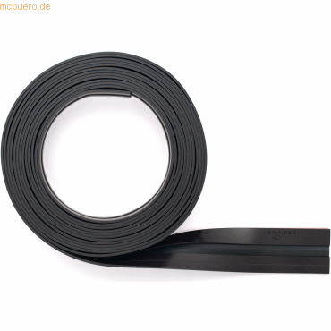 4005546991344 - Magnetleiste DURAFIX ROLL (L x B x H) 500 cm x 5000 mm x 17 mm selbstklebend individuell zuschneidbar Schwarz 1 St 470801
