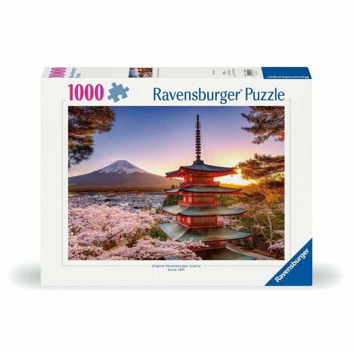 4005555005827 - Jigsaw puzzle Cherry Blossom at Fuji Mountain 1000pcs