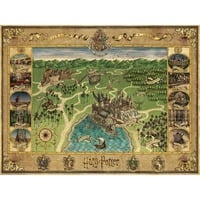 4005555007203 - Puzzle Hogwarts Karte