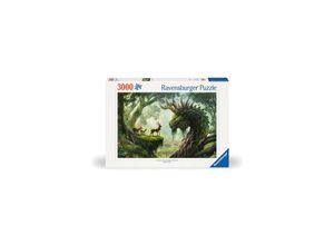 4005555008088 - Ravensburger Puzzle 12000808 - Der Walddrache erwacht - 3000 Teile Puzzle für Erwachsene ab 14 Jahren