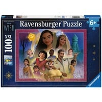 4005555010487 - Ravensburger Kinderpuzzle 12001048 - Das Reich der Wünsche - 100 Teile XXL Disney Wish Puzzle für Kinder ab 6 Jahren