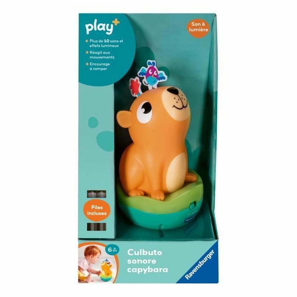 4005555340195 - Baby-Spielzeug Capybara Sound Tumbler