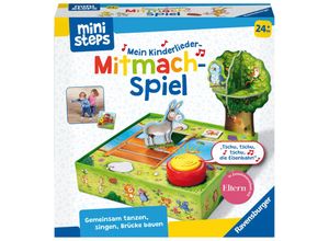 4005556041725 - Ravensburger ministeps 4172 Mein Kinderlieder-Mitmachspiel Lustiges Bewegungspiel mit 12 beliebten Kinderliedern Spielzeug ab 2 Jahre