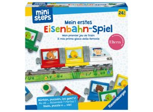 4005556041879 - Ravensburger ministeps 4187 Mein erstes Eisenbahn-Spiel Erstes Würfel- und Puzz