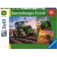 4005556051731 - Ravensburger Kinderpuzzle 05173 - John Deere in Aktion - 3x49 Teile Puzzle für Kinder ab 5 Jahren