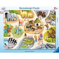 4005556052332 - Ravensburger Kinderpuzzle - Erstes Zählen bis 5 - 8-17 Teile Rahmenpuzzle für Kinder ab 3 Jahren