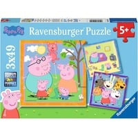 4005556055791 - Puzzle PEPPAS FAMILIE UND FREUNDE 3x49-teilig