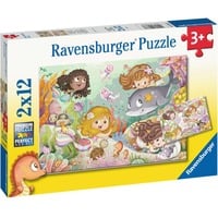 4005556056637 - Puzzle KLEINE FEEN UND MEHRJUNGFRAUEN 2x12-teilig