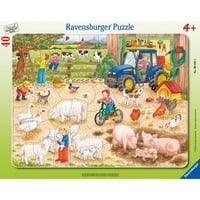 4005556063321 - Ravensburger Puzzle - Ravensburger Kinderpuzzle - 06332 Auf dem großen Bauernhof - Rahmenpuzzle für Kinder ab 4 Jahren mit 40 Teilen