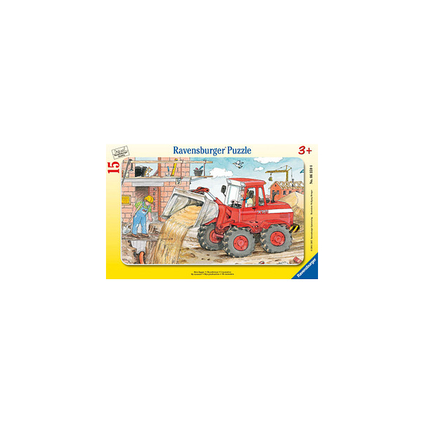 4005556063598 - Mein Bagger Puzzle 15 Teile 4005556063598 Ravensburger 4005556063598 - Mein Bagger Puzzle 15 Teile 4005556063598 Ravensburger