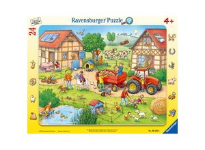 4005556065820 - Ravensburger Puzzle - Ravensburger Kinderpuzzle - 06582 Mein kleiner Bauernhof - Rahmenpuzzle für Kinder ab 4 Jahren mit 24 Teilen