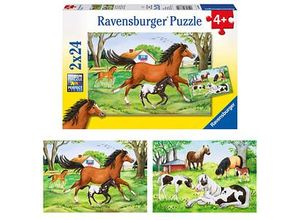 4005556088829 - Welt der Pferde Puzzle 2 x 24 Teile