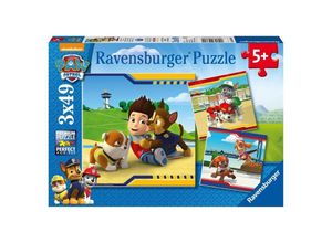 4005556093694 - Paw Patrol Helden mit Fell Puzzle 3x 49 Teile 4005556093694 Ravensburger